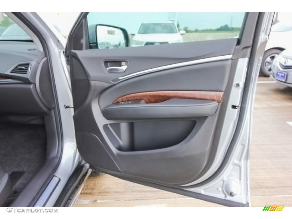 2017 Acura MDX SH-AWD Ebony Door Panel Photo #118937782