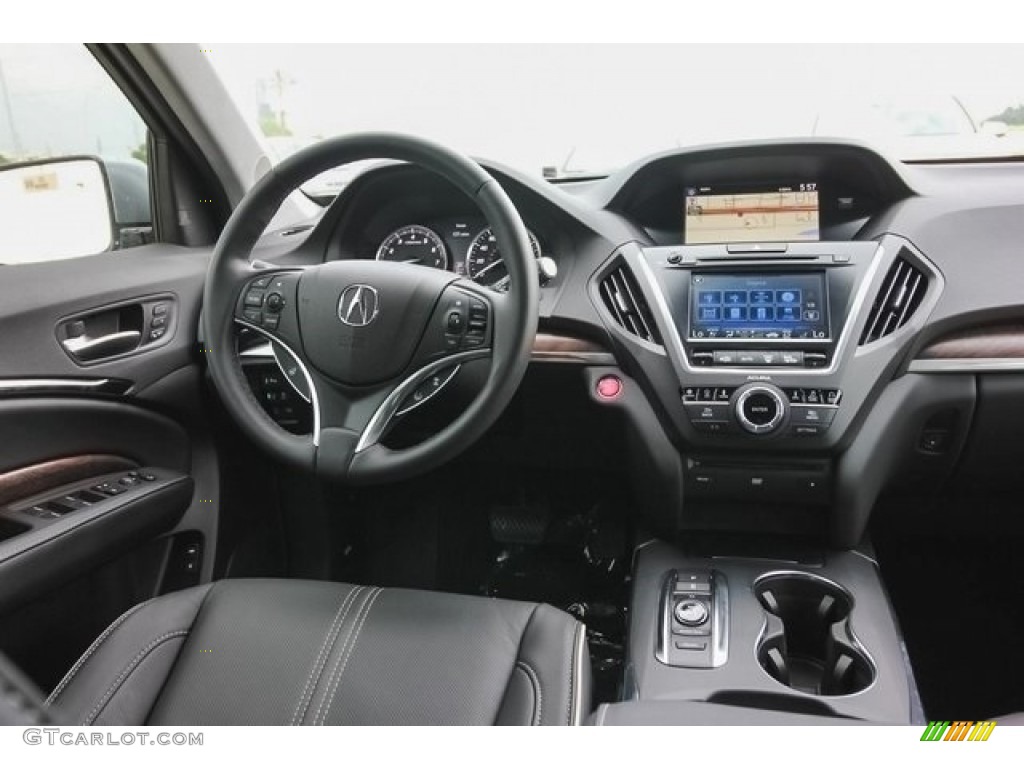 2017 Acura MDX SH-AWD Ebony Dashboard Photo #118937833
