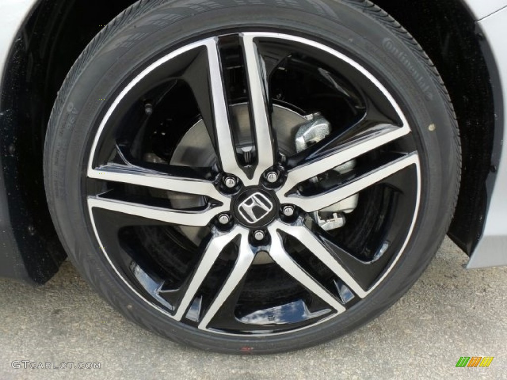 2017 Accord Sport Sedan - Lunar Silver Metallic / Black photo #3
