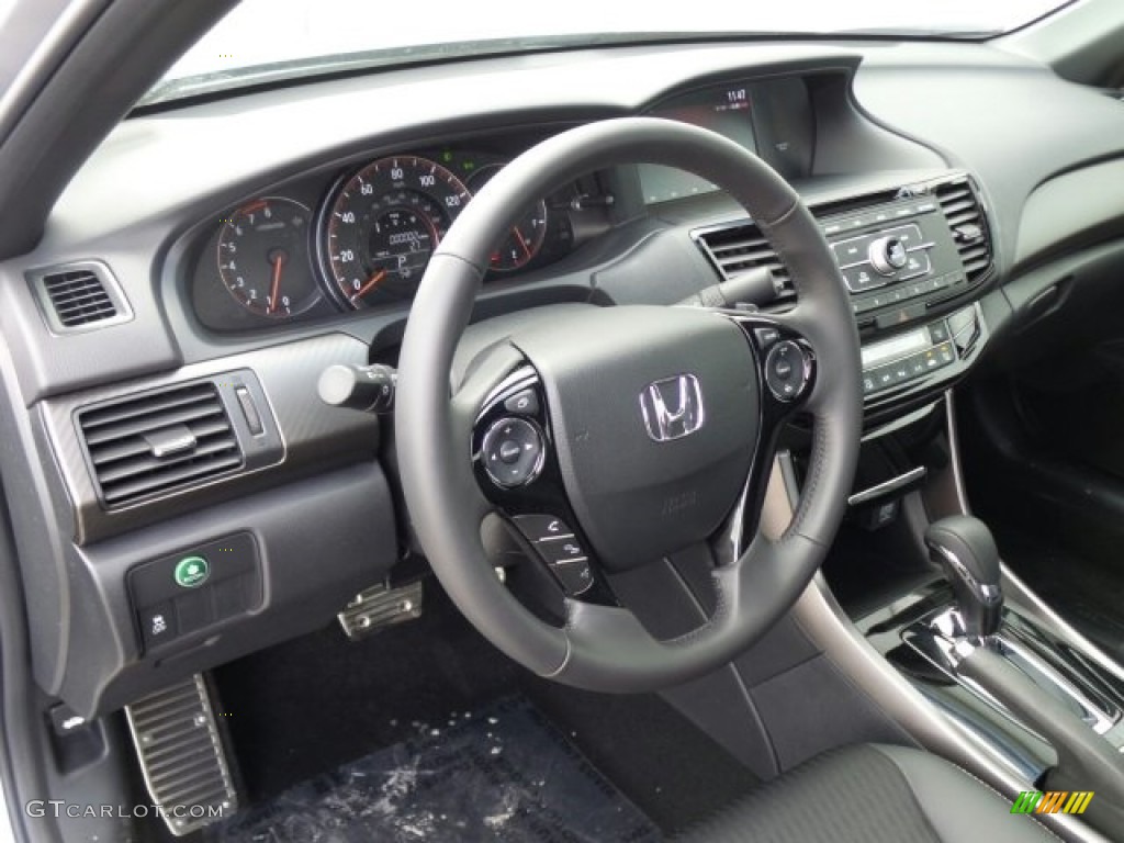 2017 Accord Sport Sedan - Lunar Silver Metallic / Black photo #9