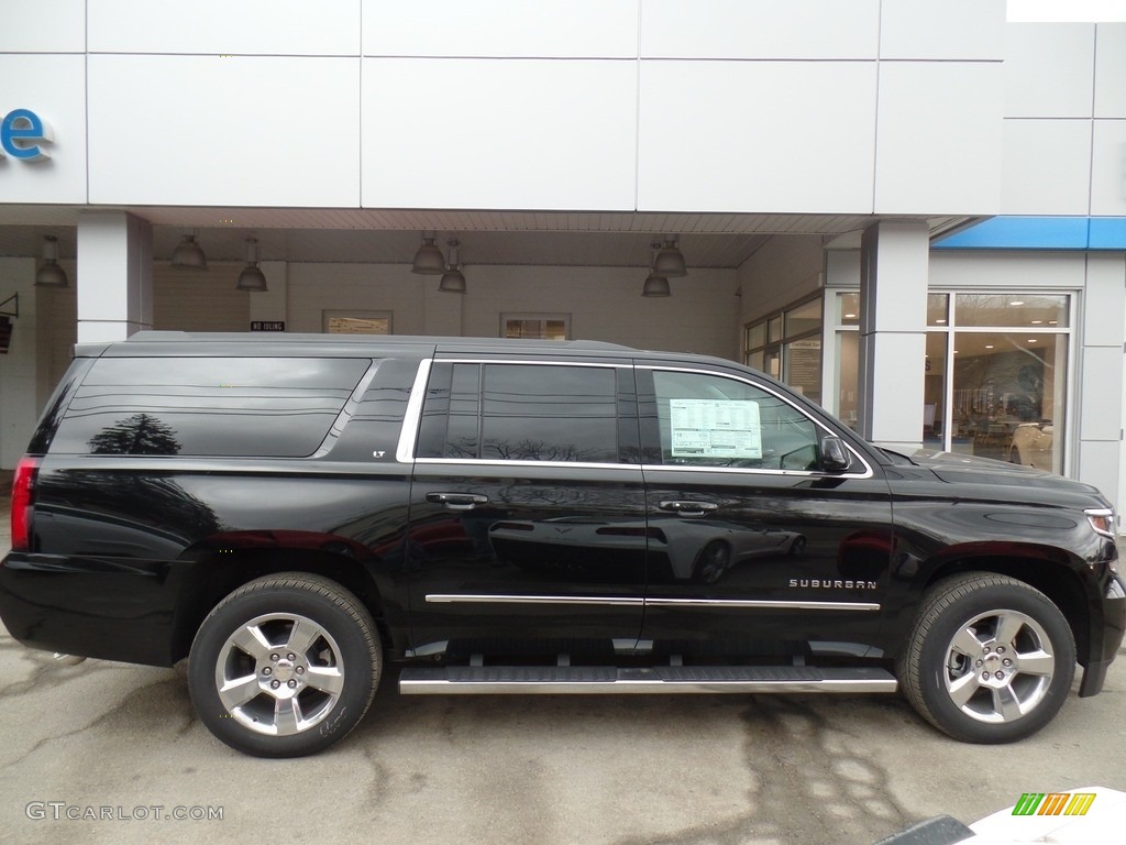 2017 Suburban LT 4WD - Black / Jet Black/Dark Ash photo #2