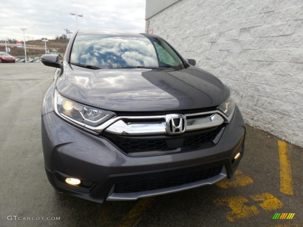 2017 CR-V EX-L AWD - Modern Steel Metallic / Gray photo #4