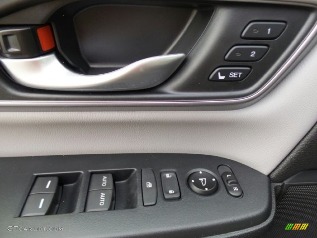 2017 CR-V EX-L AWD - Modern Steel Metallic / Gray photo #14