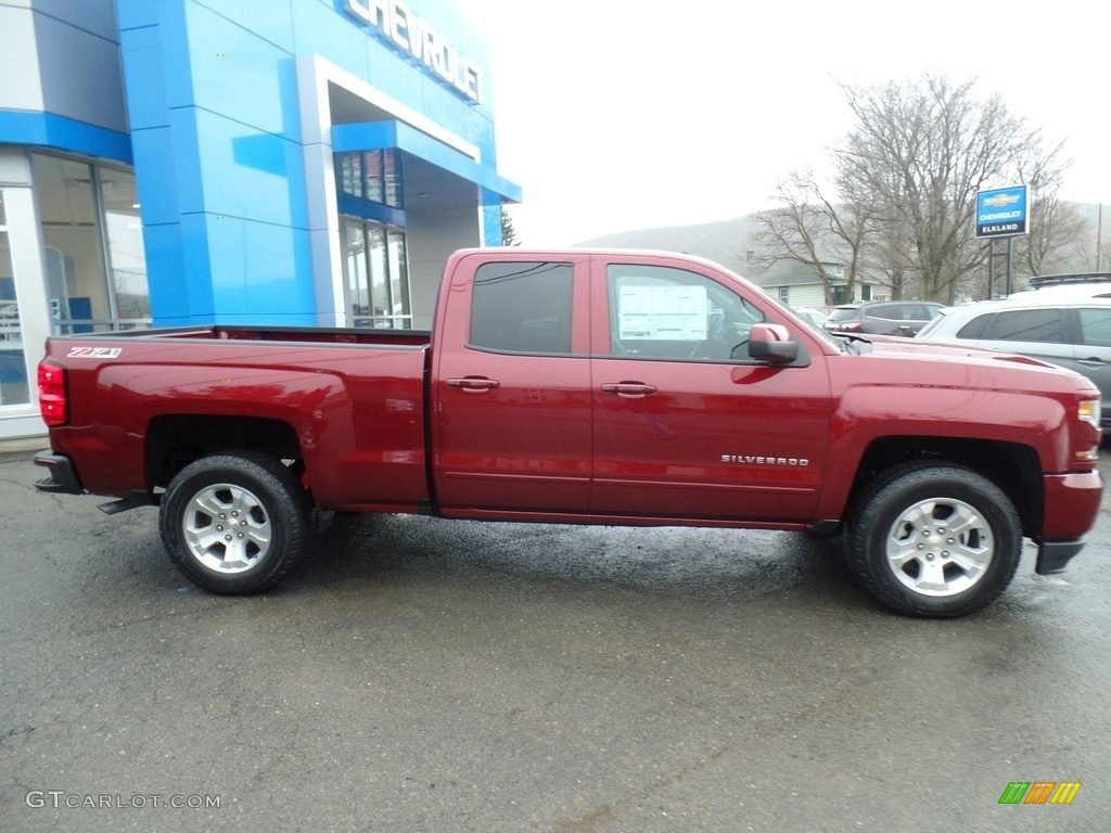 2017 Silverado 1500 LT Double Cab 4x4 - Siren Red Tintcoat / Jet Black photo #4