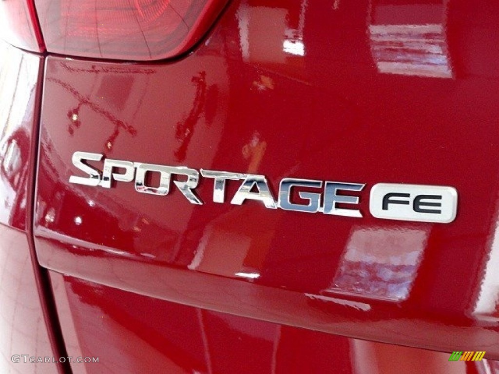 2017 Sportage LX - Hyper Red / Black photo #28