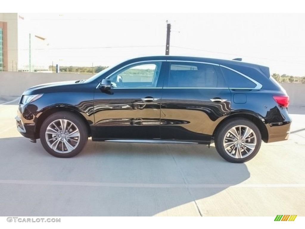 2017 MDX Technology - Crystal Black Pearl / Ebony photo #4