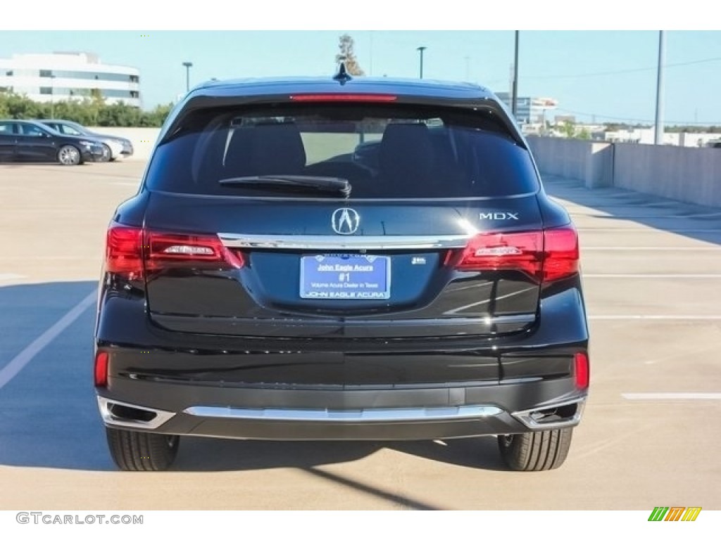 2017 MDX Technology - Crystal Black Pearl / Ebony photo #6