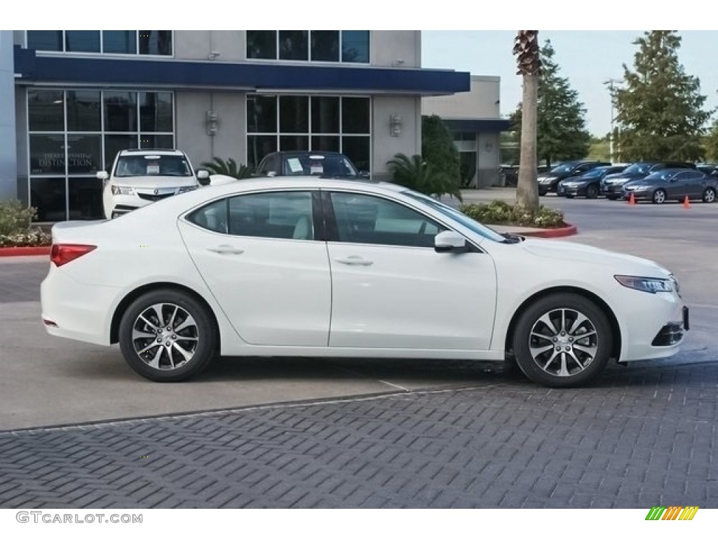 2017 TLX Sedan - Bellanova White Pearl / Graystone photo #8