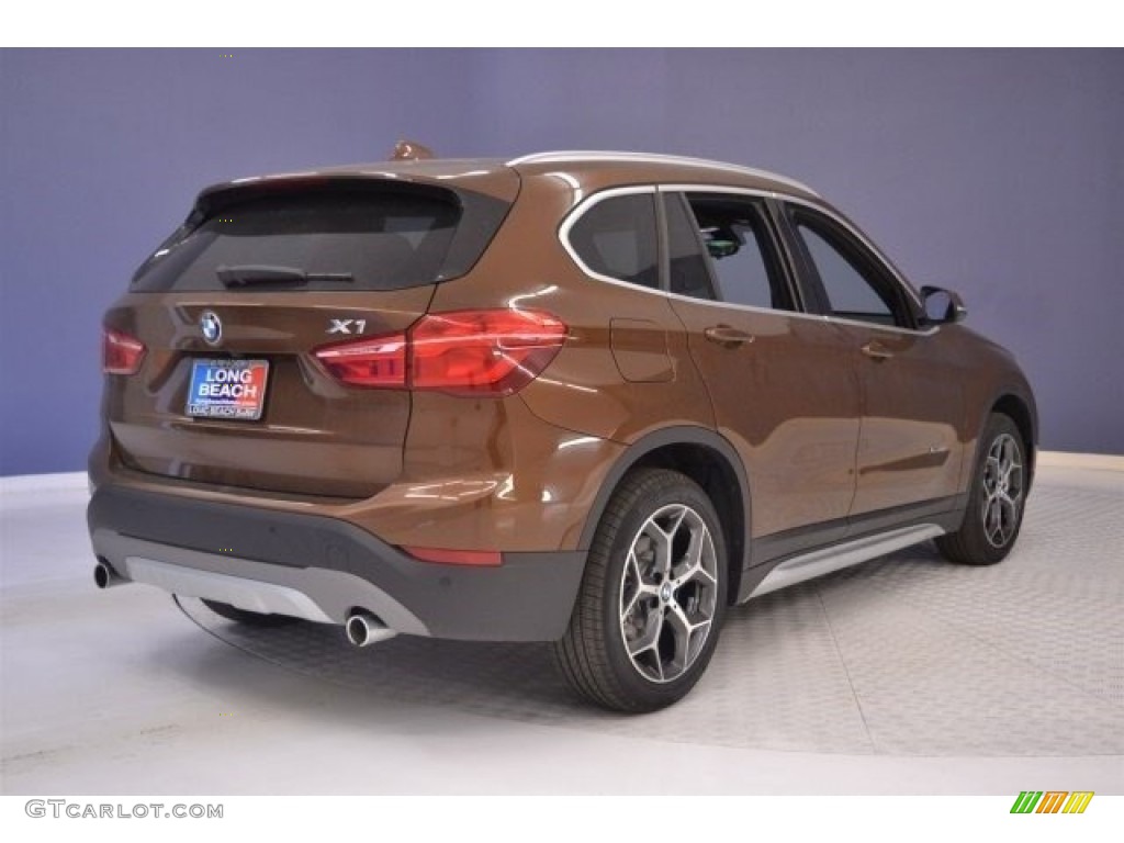 2017 X1 xDrive28i - Chestnut Bronze Metallic / Black photo #7