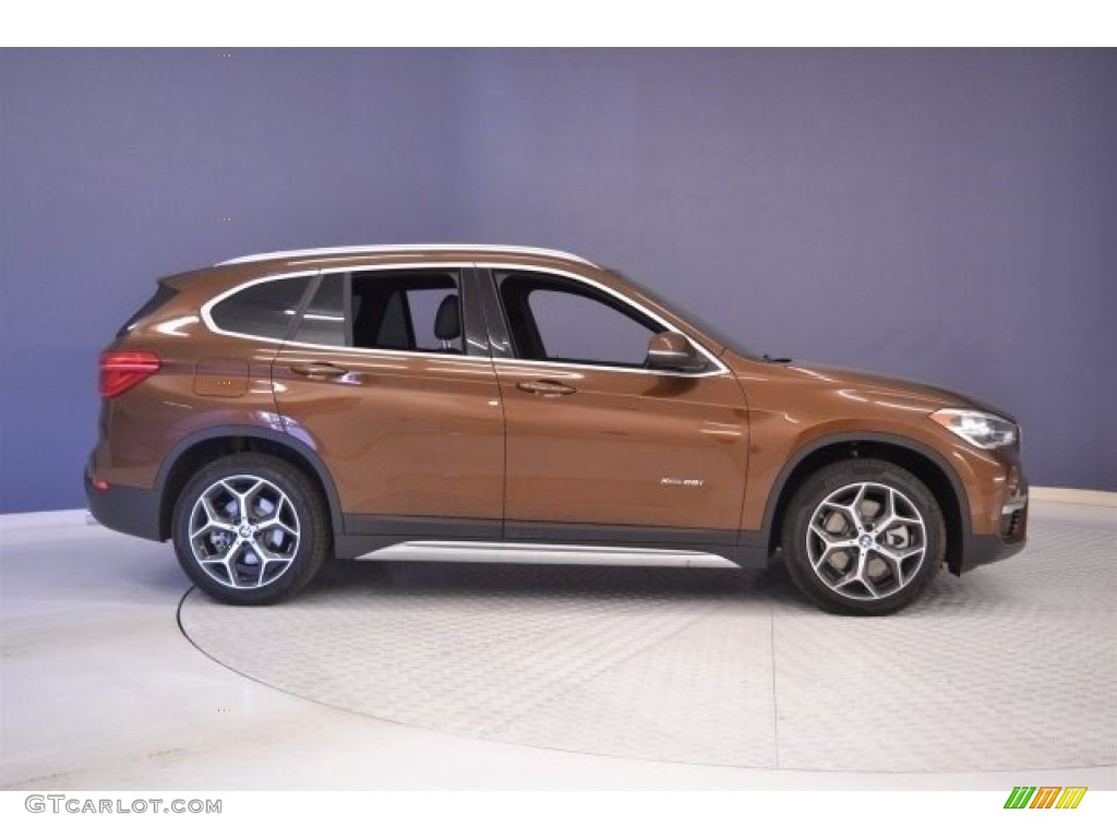 2017 X1 xDrive28i - Chestnut Bronze Metallic / Black photo #8