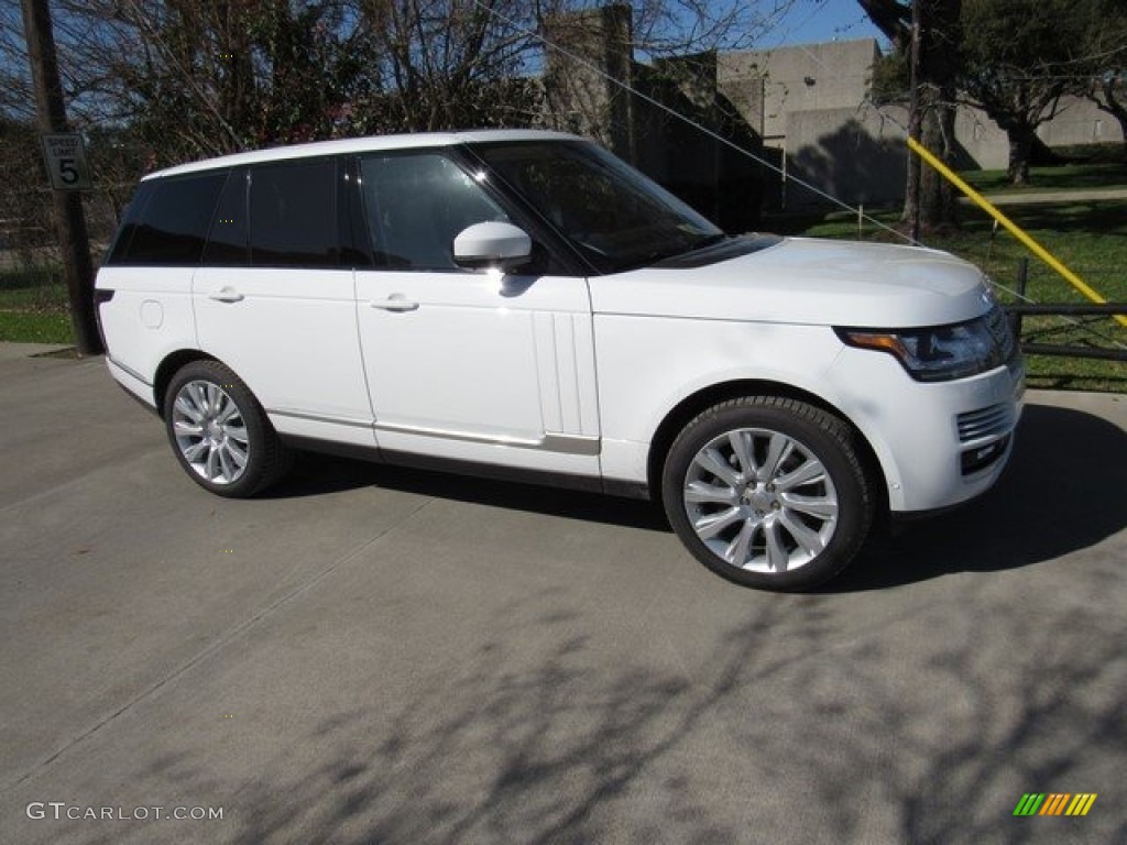 2017 Range Rover Supercharged - Fuji White / Espresso/Almond photo #1