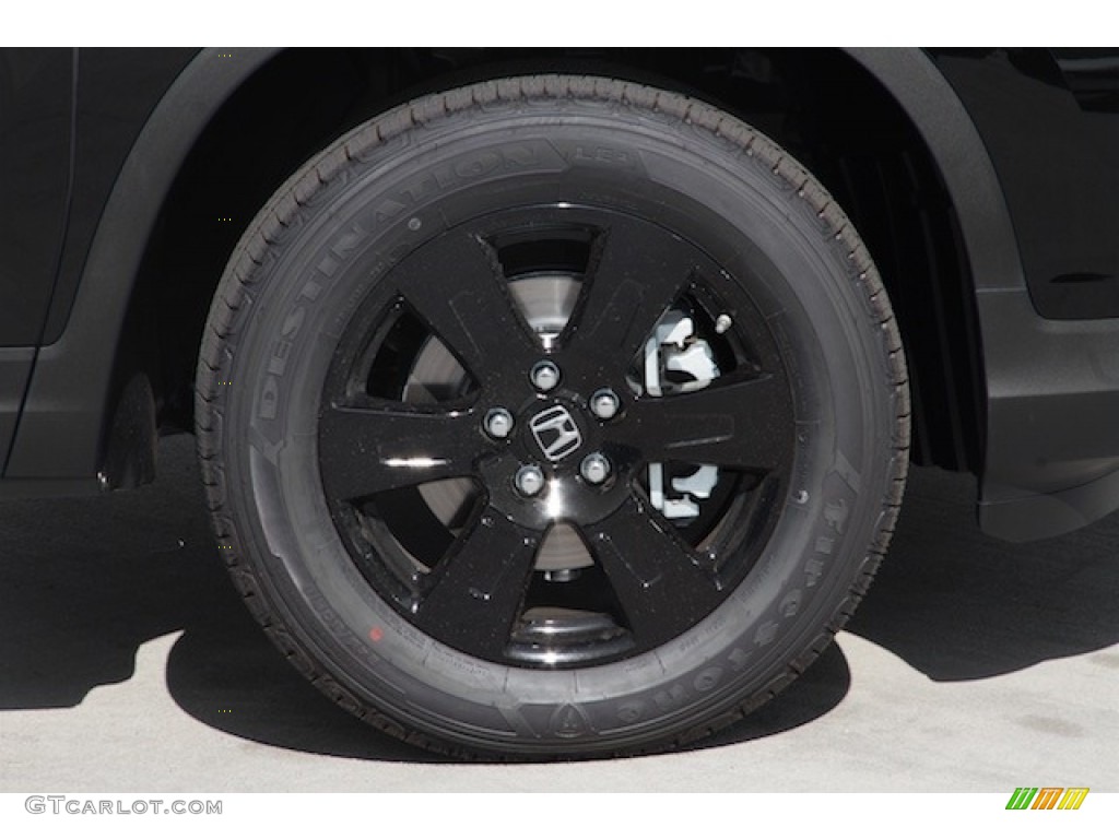 2017 Honda Ridgeline RTL-E AWD Black Edition Wheel Photo #118945411