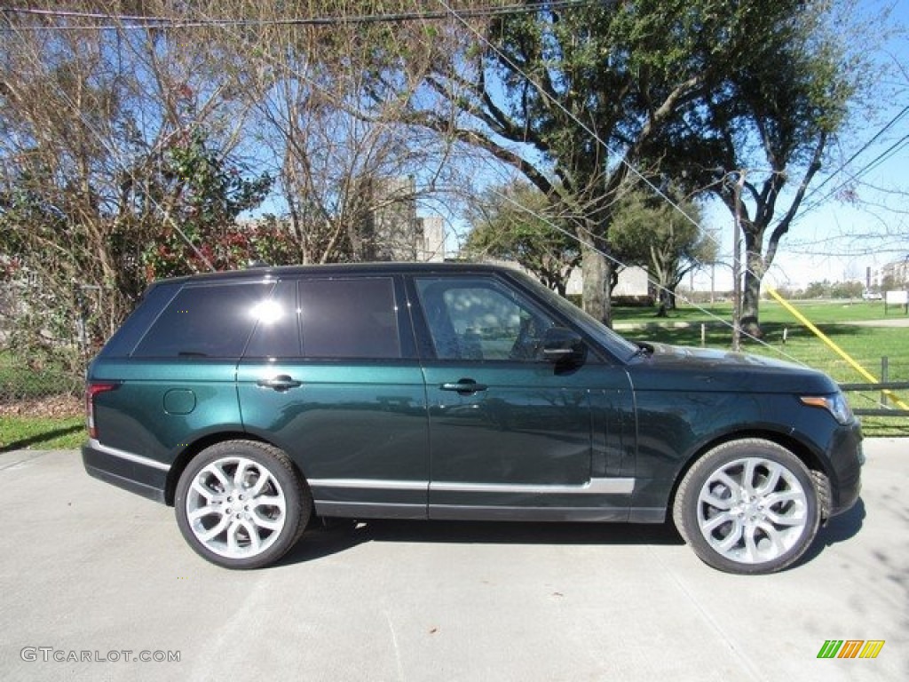 2017 Range Rover Supercharged - Aintree Green Metallic / Ebony/Ivory photo #6