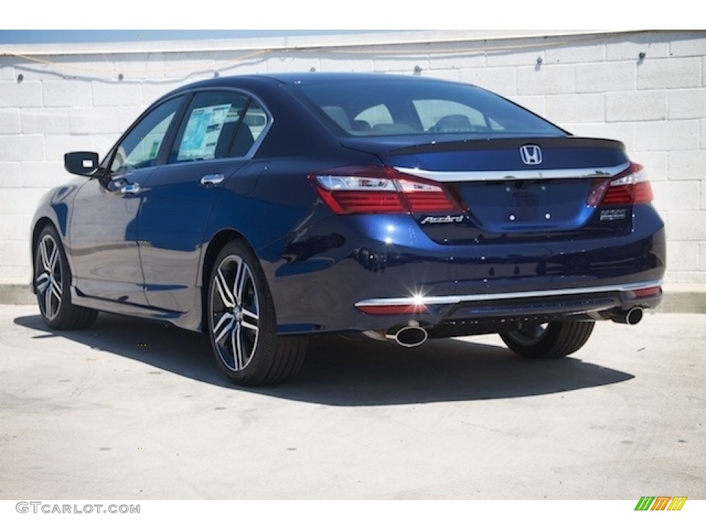 2017 Accord Sport Special Edition Sedan - Obsidian Blue Pearl / Black photo #2