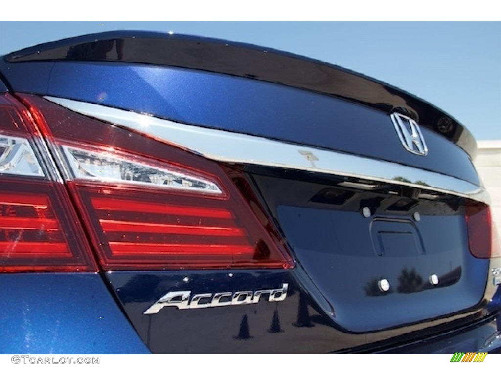 2017 Accord Sport Special Edition Sedan - Obsidian Blue Pearl / Black photo #3