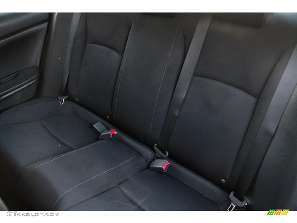 2017 Civic LX Sedan - Modern Steel Metallic / Black photo #13