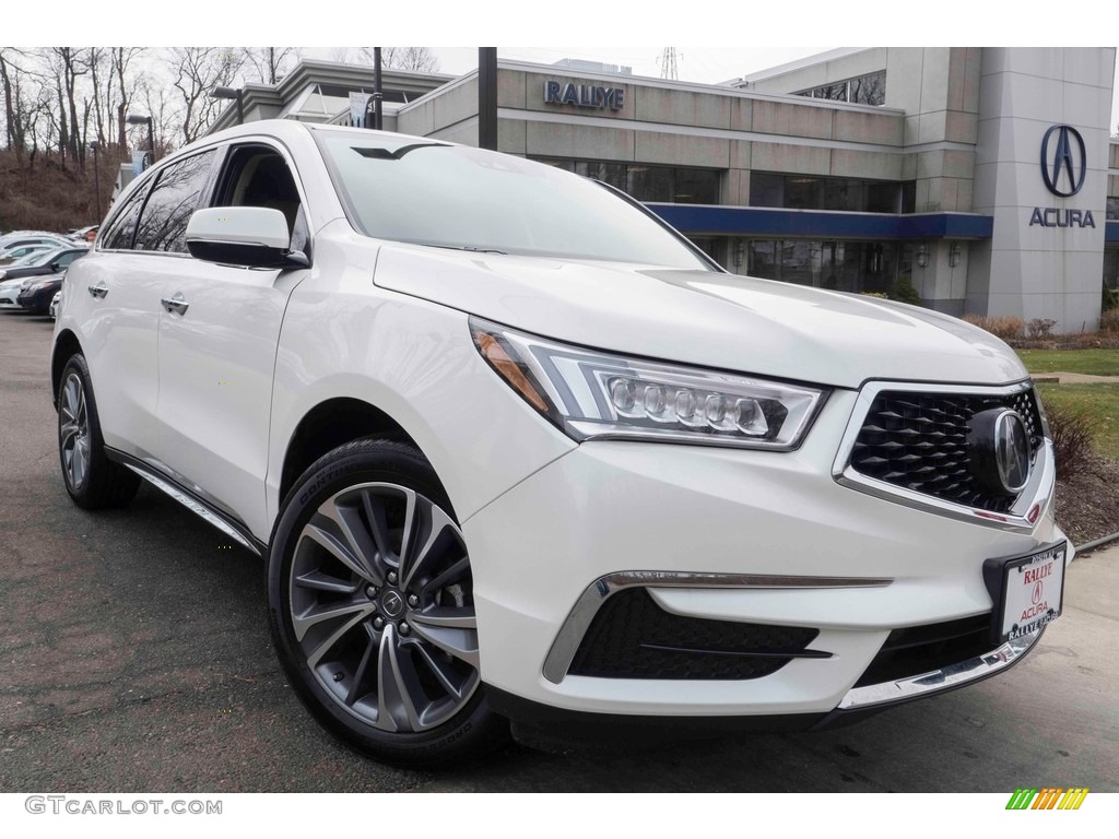 White Diamond Pearl Acura MDX