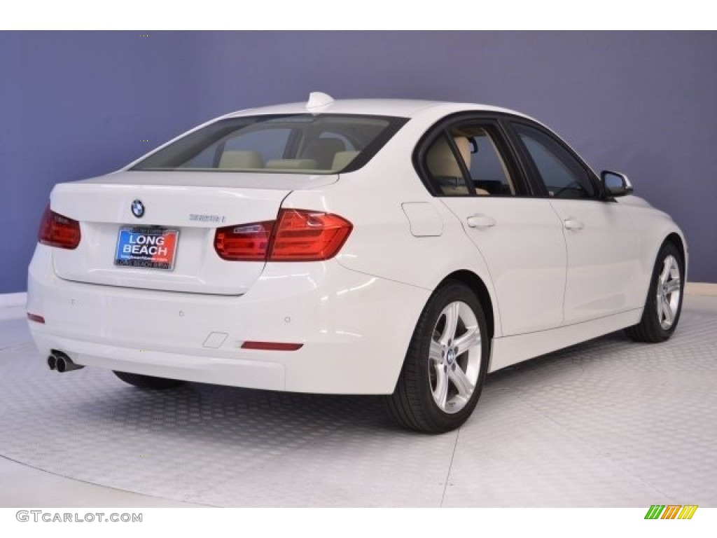 2014 3 Series 328i Sedan - Alpine White / Venetian Beige photo #6