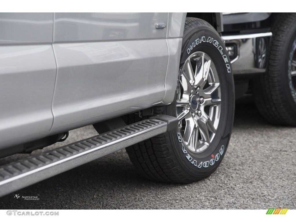 2017 F150 XLT SuperCab 4x4 - Ingot Silver / Earth Gray photo #5