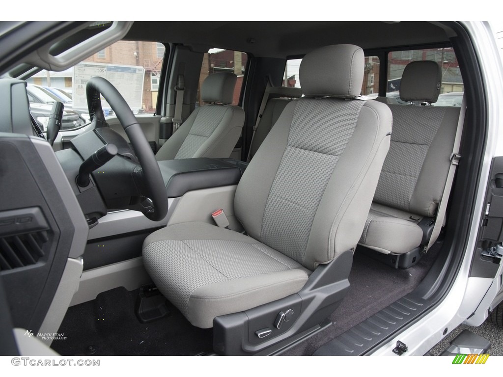 2017 F150 XLT SuperCab 4x4 - Ingot Silver / Earth Gray photo #8