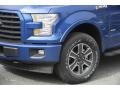 2017 Lightning Blue Ford F150 XLT SuperCab 4x4  photo #2