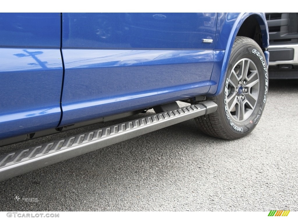 2017 F150 XLT SuperCab 4x4 - Lightning Blue / Black photo #5