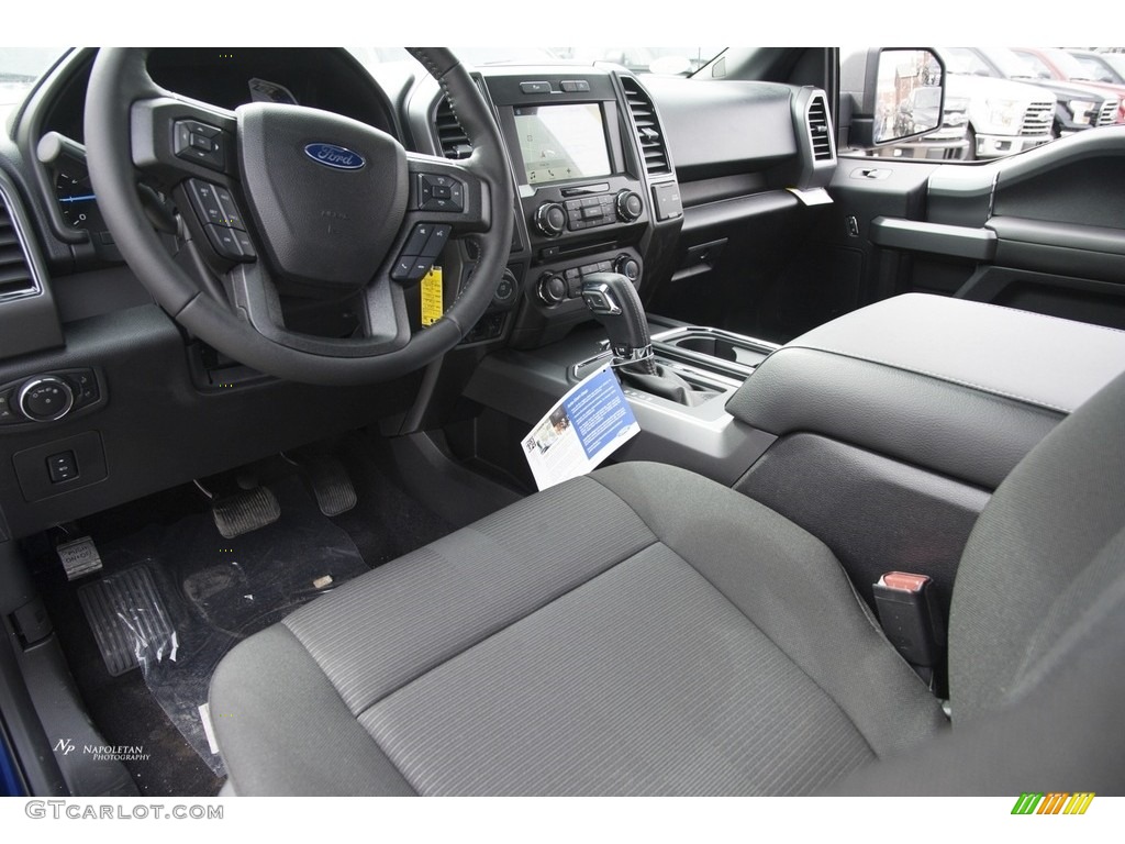 2017 F150 XLT SuperCab 4x4 - Lightning Blue / Black photo #6