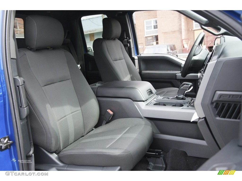 2017 F150 XLT SuperCab 4x4 - Lightning Blue / Black photo #9