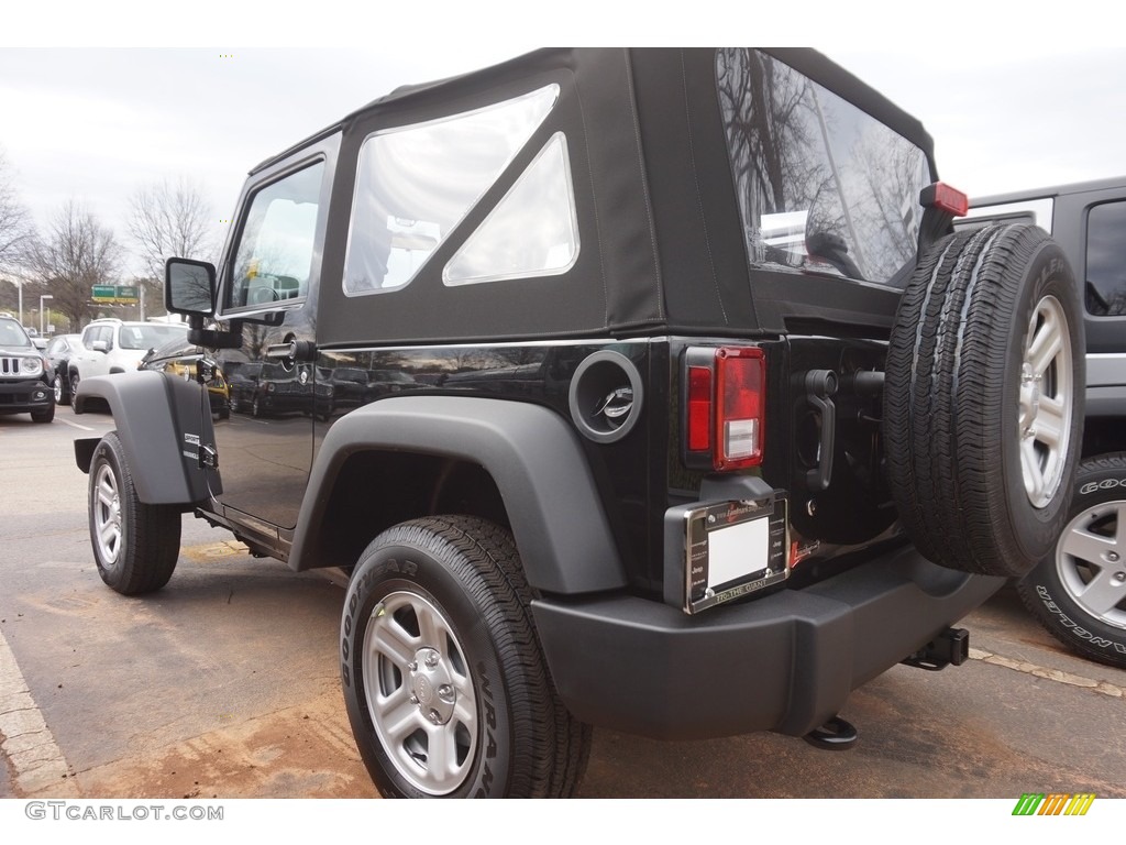 2017 Wrangler Sport 4x4 - Black / Black photo #2