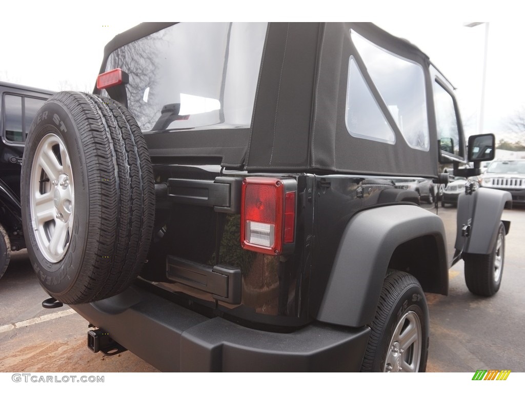 2017 Wrangler Sport 4x4 - Black / Black photo #3
