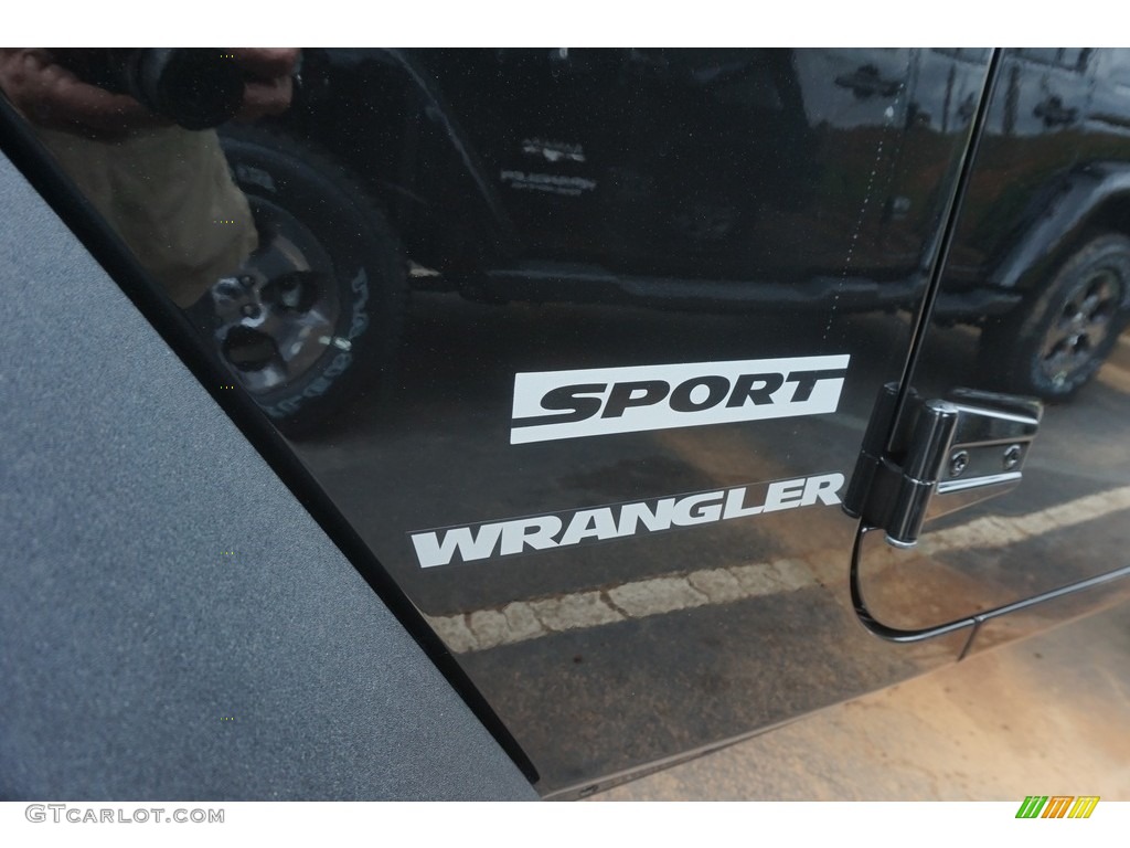 2017 Wrangler Sport 4x4 - Black / Black photo #7