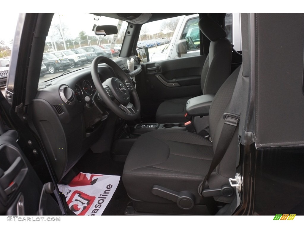 2017 Wrangler Sport 4x4 - Black / Black photo #8
