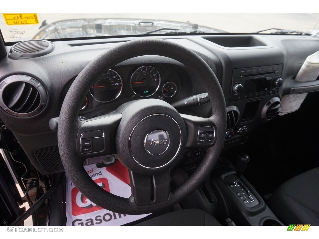 2017 Wrangler Sport 4x4 - Black / Black photo #9