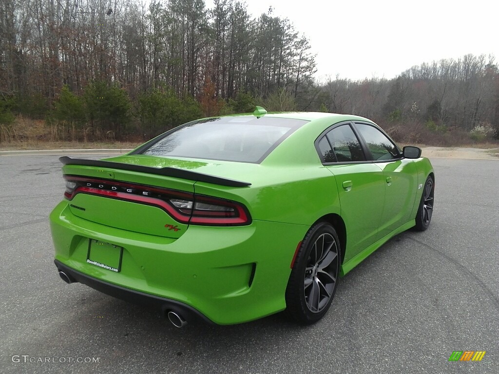 2017 Charger R/T Scat Pack - Green Go / Black photo #6