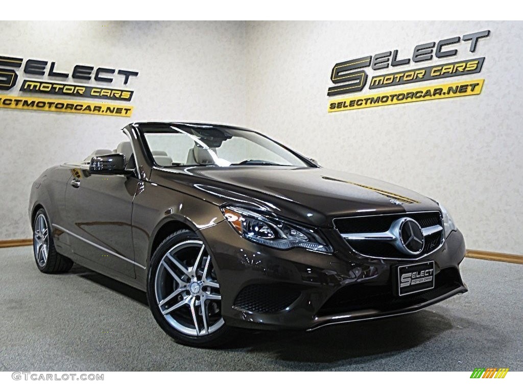 2014 E 350 Cabriolet - Dolomite Brown Metallic / Silk Beige/Espresso Brown photo #7