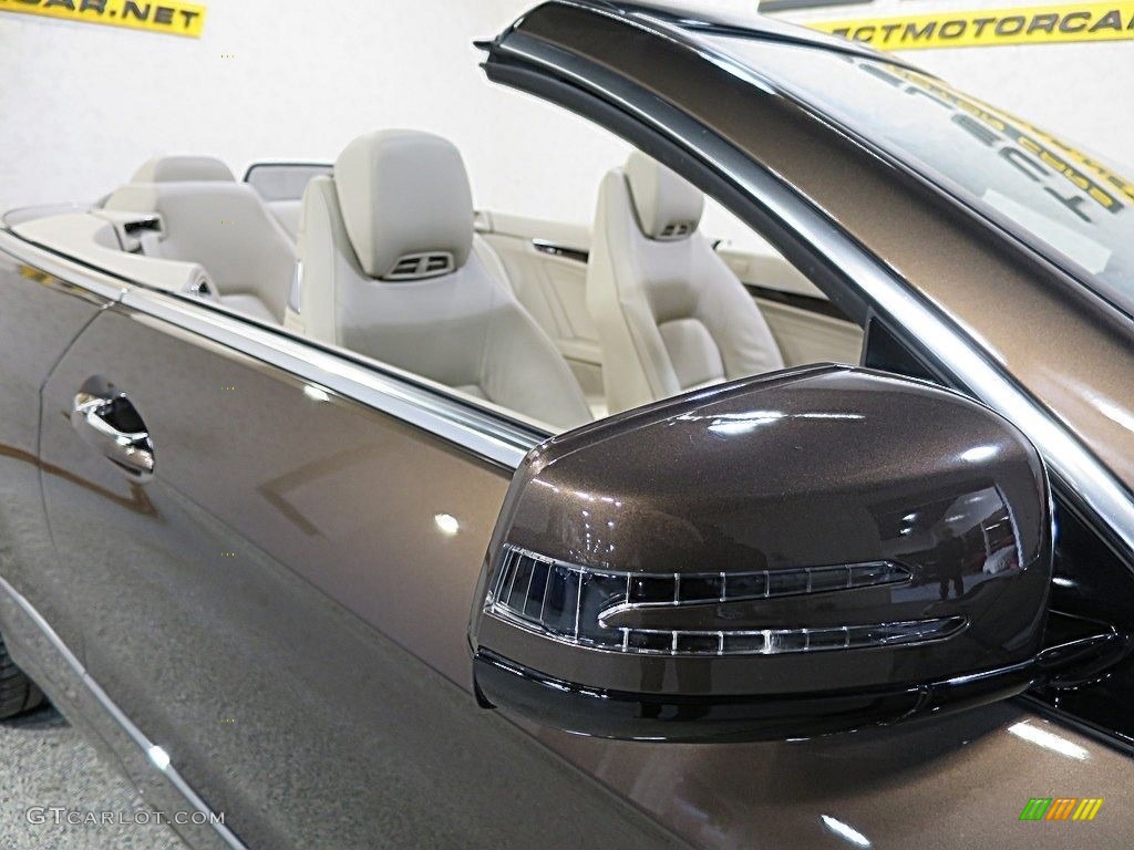 2014 E 350 Cabriolet - Dolomite Brown Metallic / Silk Beige/Espresso Brown photo #13
