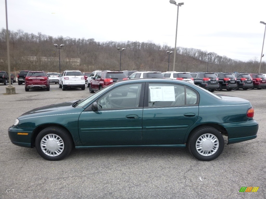 2000 Malibu Sedan - Dark Jade Green Metallic / Neutral photo #12
