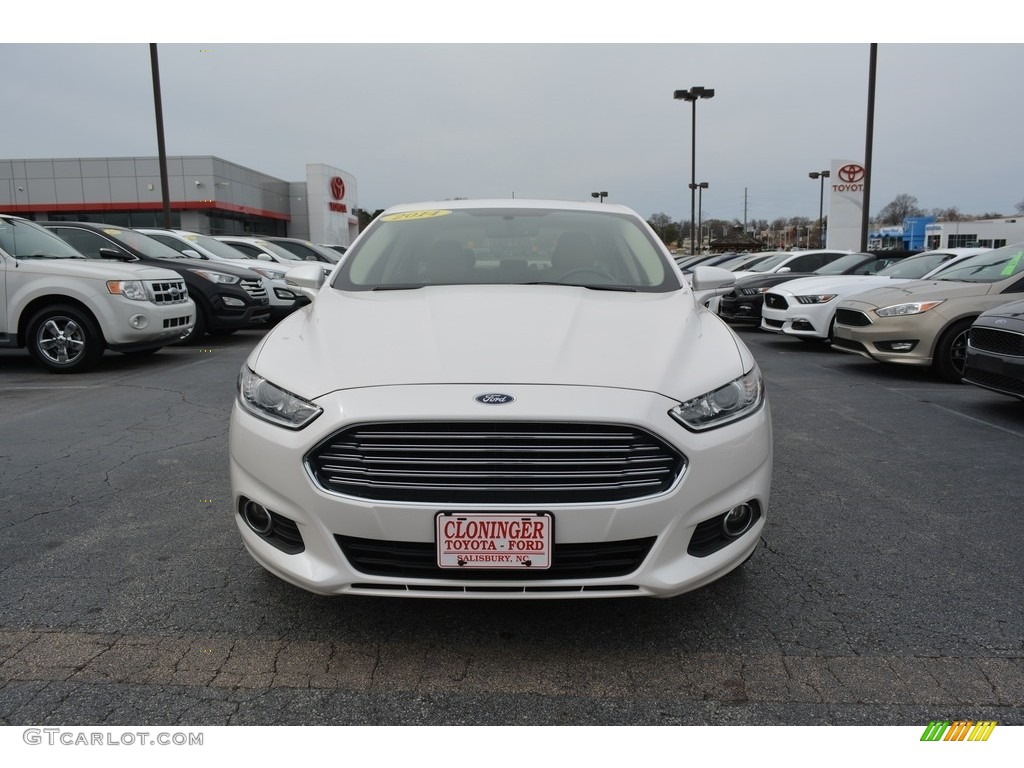 2014 Fusion SE EcoBoost - White Platinum / Dune photo #7