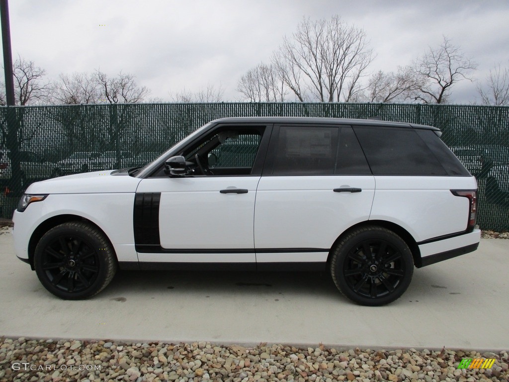 2017 Range Rover HSE - Fuji White / Ebony/Ebony photo #8