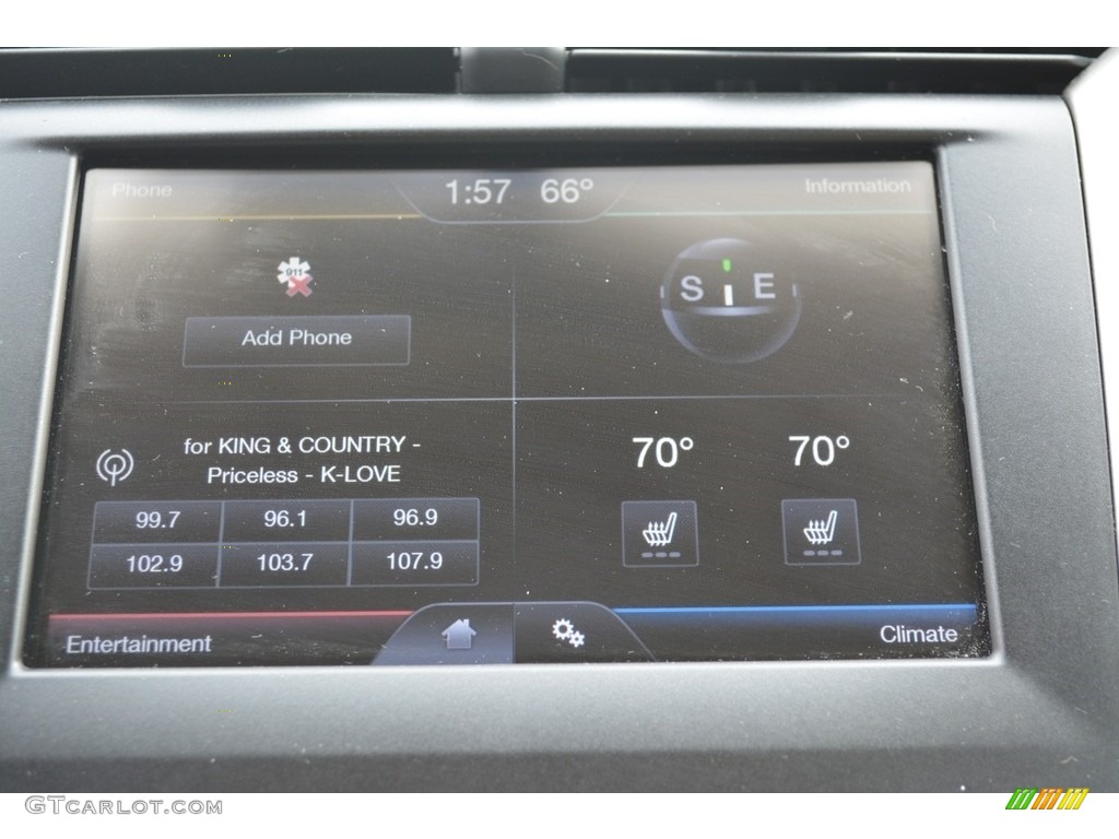 2014 Fusion SE EcoBoost - White Platinum / Dune photo #17
