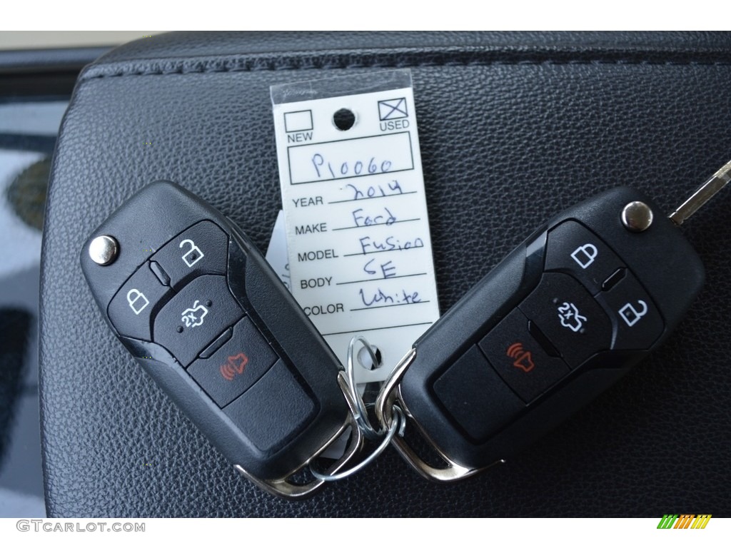 2014 Fusion SE EcoBoost - White Platinum / Dune photo #27