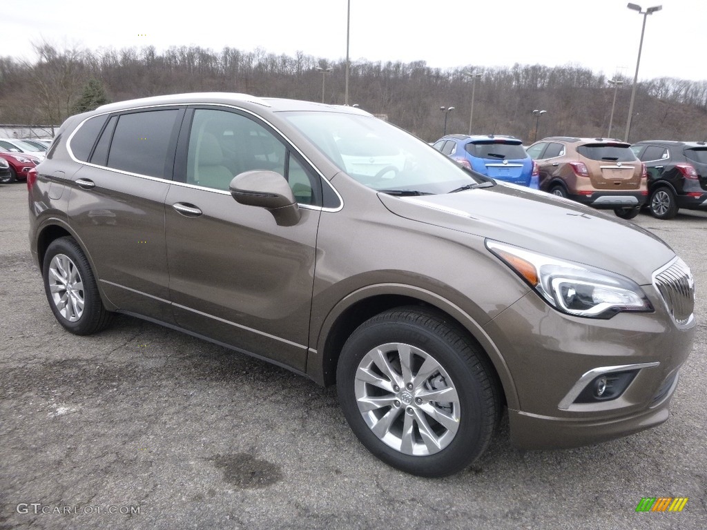 2017 Envision Essence AWD - Bronze Alloy Metallic / Light Neutral photo #3
