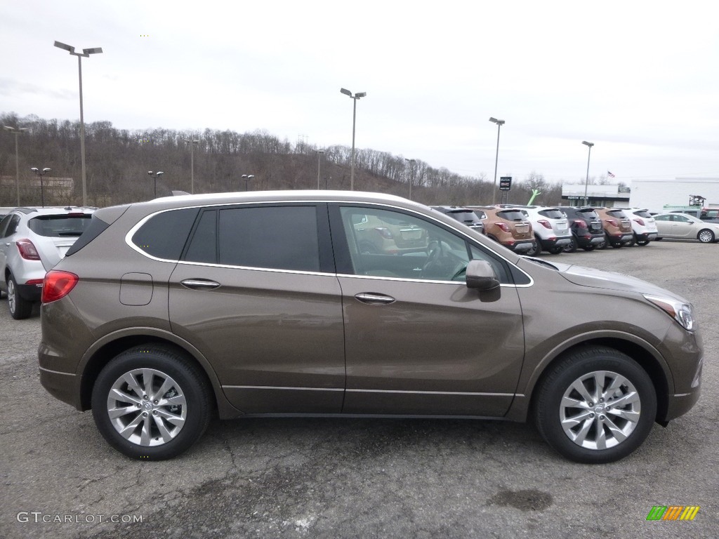 2017 Envision Essence AWD - Bronze Alloy Metallic / Light Neutral photo #4