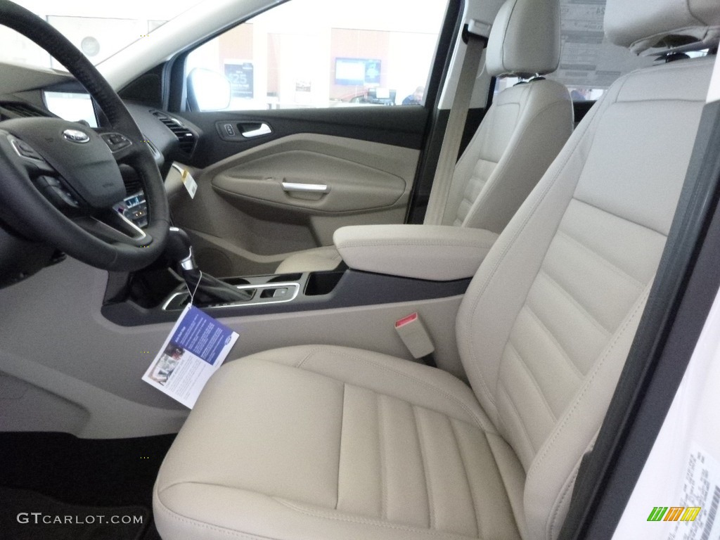 Medium Light Stone Interior 2017 Ford Escape Titanium 4WD Photo #118955348