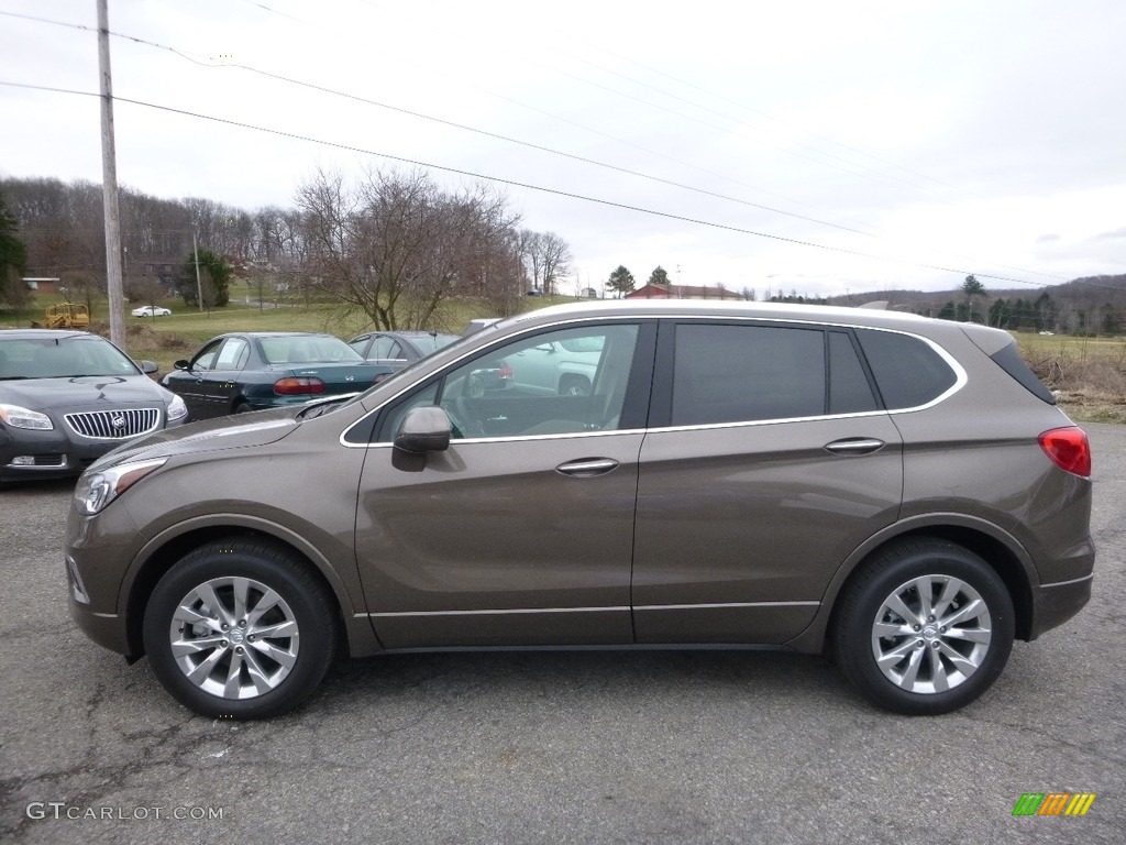 2017 Envision Essence AWD - Bronze Alloy Metallic / Light Neutral photo #8