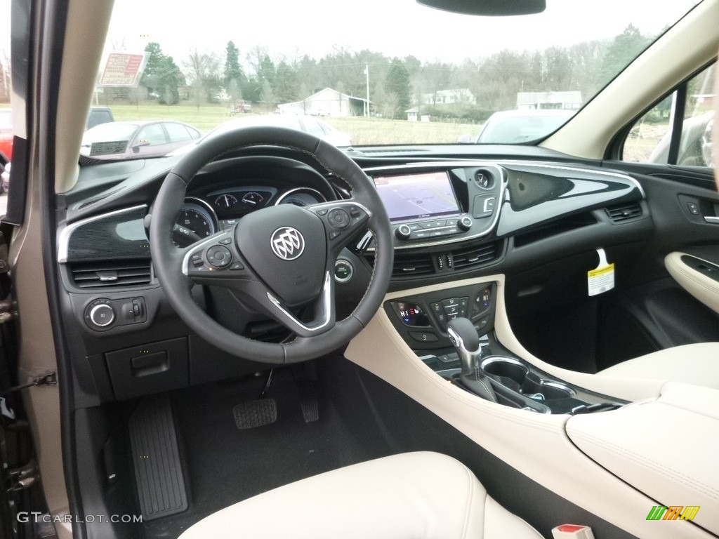 Light Neutral Interior 2017 Buick Envision Essence AWD Photo #118955522