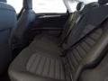 2017 Ford Fusion Ebony Interior Rear Seat Photo