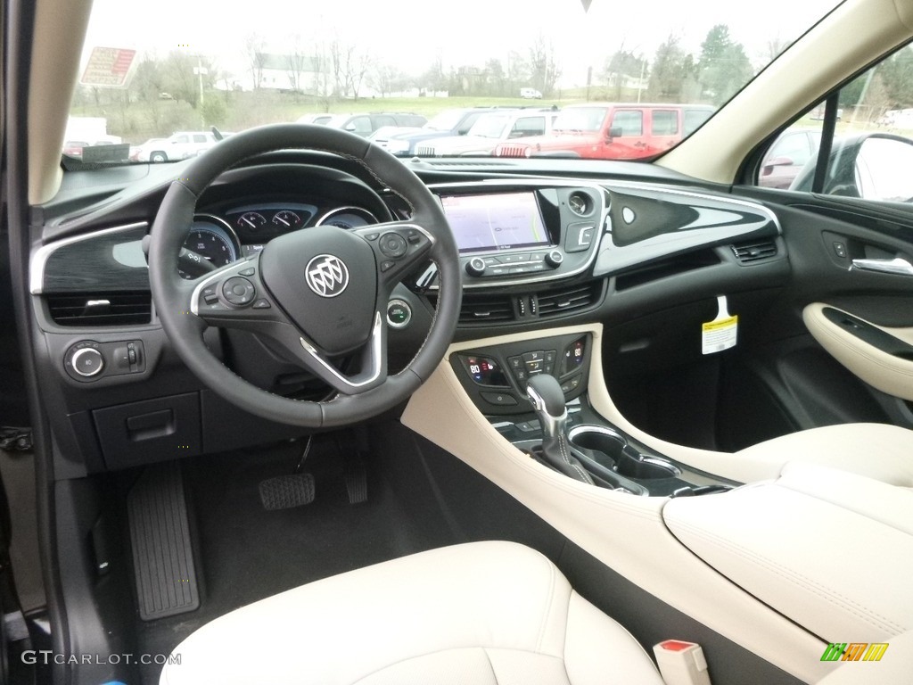 Light Neutral Interior 2017 Buick Envision Essence AWD Photo #118956512