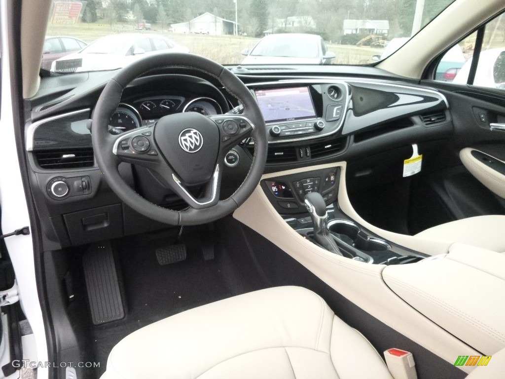 Light Neutral Interior 2017 Buick Envision Essence AWD Photo #118957548