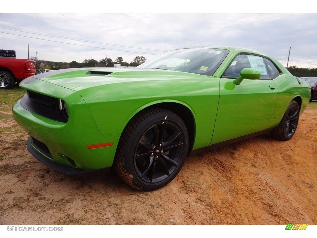 2017 Challenger SXT - Green Go / Black photo #1